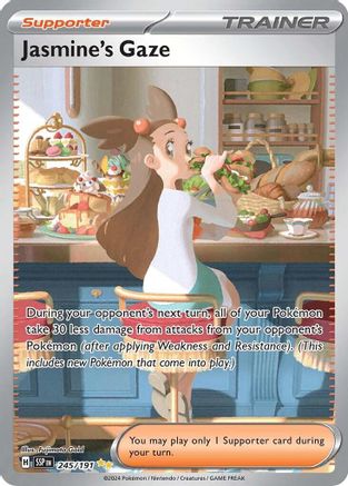 Jasmine's Gaze 245/191 - Holofoil Surging Sparks - Special Illustration Rare