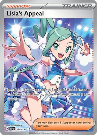 Lisia's Appeal 234/191 - Holofoil Surging Sparks - Ultra Rare