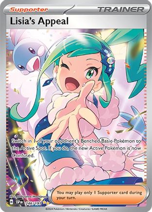 Lisia's Appeal 246/191 - Holofoil Surging Sparks - Special Illustration Rare