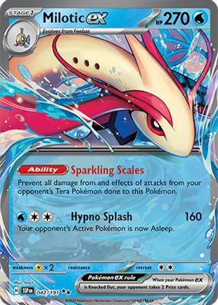Milotic ex 042/191 - Holofoil Surging Sparks - Double Rare
