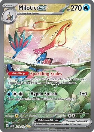 Milotic ex 237/191 - Holofoil Surging Sparks - Special Illustration Rare