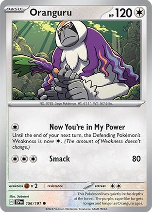 Oranguru 156/191 Surging Sparks - Common