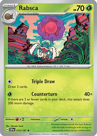 Rabsca 014/191 - Reverse Holofoil Surging Sparks - Rare