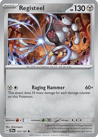 Registeel 125/191 Surging Sparks - Uncommon