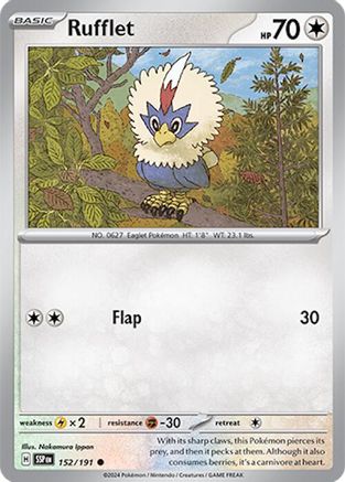 Rufflet 152/191 Surging Sparks - Common