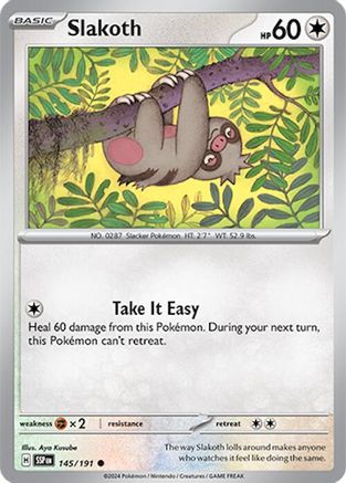 Slakoth 145/191 Surging Sparks - Common