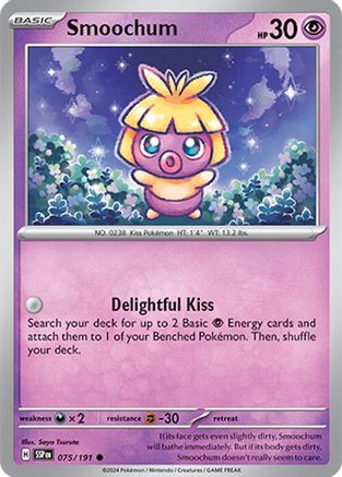Smoochum 075/191 Surging Sparks - Common