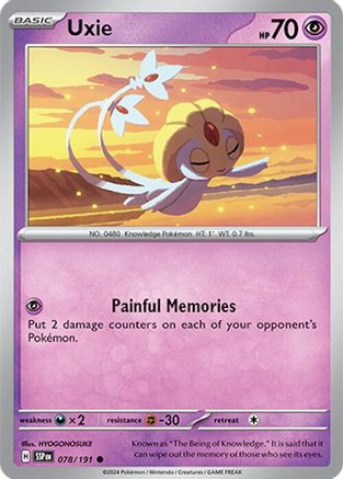Uxie 078/191 Surging Sparks - Common