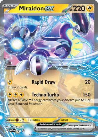 Miraidon ex 143  - Holofoil SV Scarlet & Violet Promo Cards