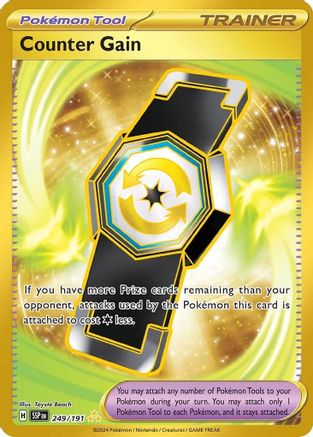 Counter Gain 249/191 - Holofoil Surging Sparks - Hyper Rare