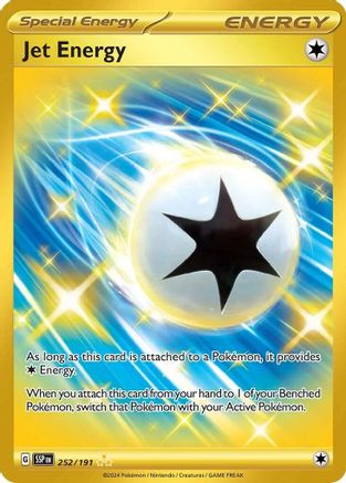 Jet Energy 252/191 - Holofoil Surging Sparks - Hyper Rare