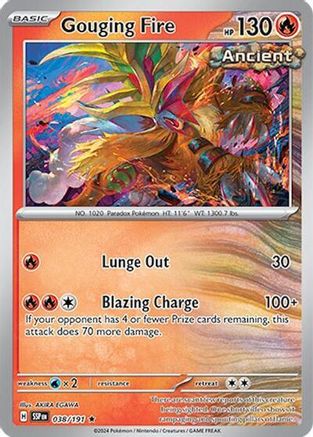 Gouging Fire 038/191  Deck Exclusives