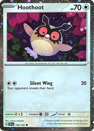 Hoothoot (Cosmos Holo) 126/162  - Holofoil Miscellaneous Cards & Products