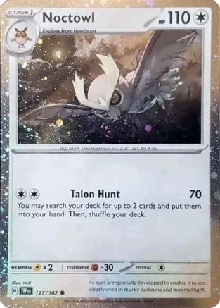 Noctowl (Cosmos Holo) 127/162  - Holofoil Miscellaneous Cards & Products