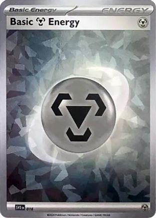 Basic Metal Energy (Cracked Ice Holo) 016  - Holofoil SVE Scarlet & Violet Energies