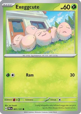 Exeggcute 001/131 - Reverse Holofoil Prismatic Evolutions