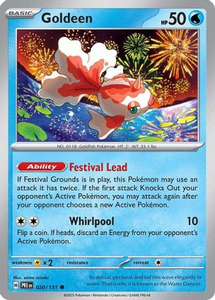 Goldeen 020/131 - Reverse Holofoil Prismatic Evolutions