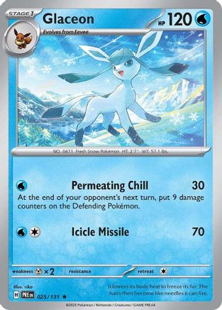 Glaceon 025/131 - Holofoil Prismatic Evolutions
