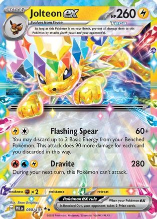 Jolteon ex 030/131 - Holofoil Prismatic Evolutions
