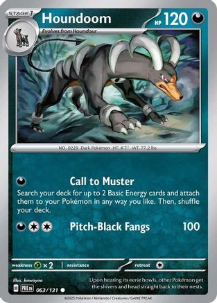 Houndoom 063/131 Prismatic Evolutions