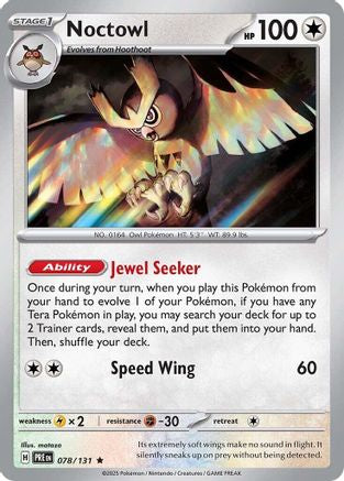 Noctowl 078/131 - Holofoil Prismatic Evolutions