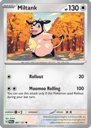 Miltank 081/131 - Reverse Holofoil Prismatic Evolutions