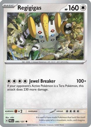 Regigigas 086/131 - Reverse Holofoil Prismatic Evolutions