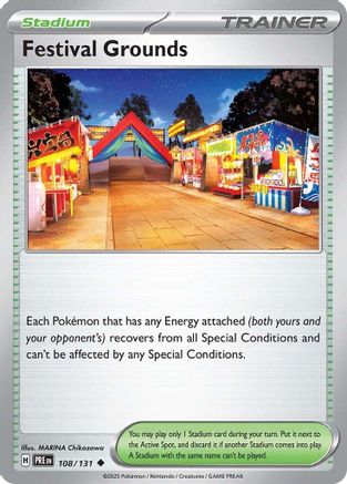 Festival Grounds 108/131 - Reverse Holofoil Prismatic Evolutions