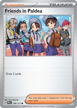 Friends in Paldea 109/131 - Reverse Holofoil Prismatic Evolutions