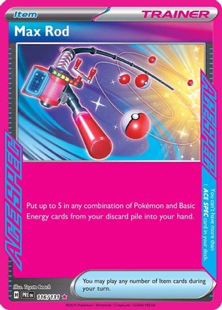 Max Rod 116/131 - Holofoil Prismatic Evolutions
