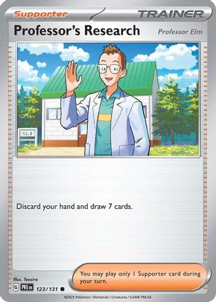 Professor's Research [Professor Elm] 123/131 - Reverse Holofoil Prismatic Evolutions