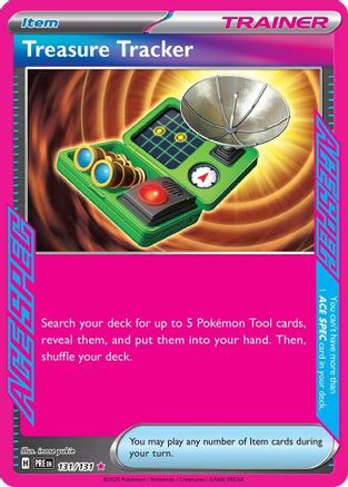 Treasure Tracker 131/131 - Holofoil Prismatic Evolutions