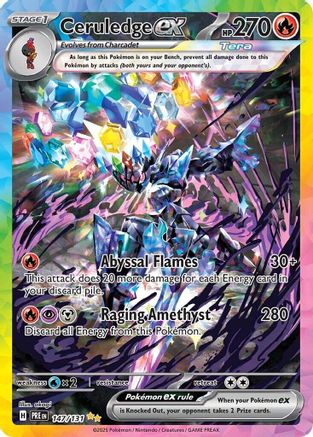 Ceruledge ex 147/131 - Holofoil Prismatic Evolutions