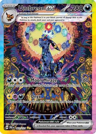 Umbreon ex 161/131 - Holofoil Prismatic Evolutions