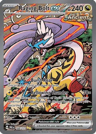 Raging Bolt ex 166/131 - Holofoil Prismatic Evolutions