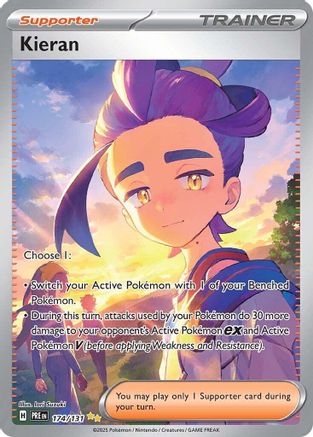 Kieran 174/131 - Holofoil Prismatic Evolutions