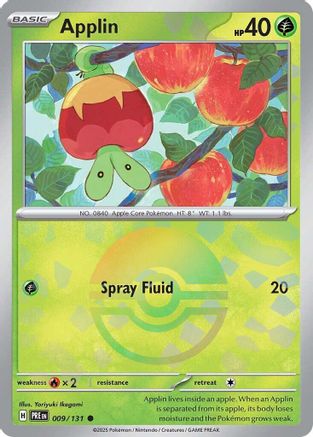 Applin (Poke Ball Pattern) 009/131 - Holofoil Prismatic Evolutions
