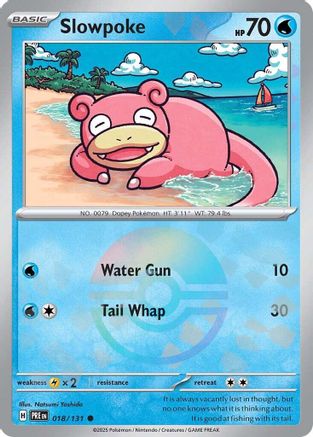 Slowpoke (Poke Ball Pattern) 018/131 - Holofoil Prismatic Evolutions