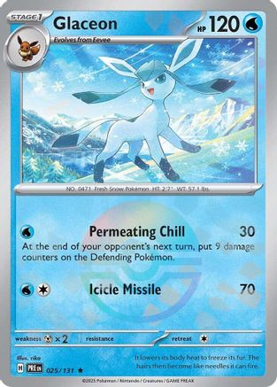 Glaceon (Poke Ball Pattern) 025/131 - Holofoil Prismatic Evolutions