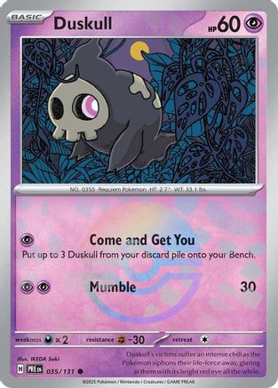 Duskull (Poke Ball Pattern) 035/131 - Holofoil Prismatic Evolutions