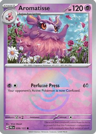 Aromatisse (Poke Ball Pattern) 039/131 - Holofoil Prismatic Evolutions