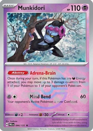 Munkidori (Poke Ball Pattern) 044/131 - Holofoil Prismatic Evolutions