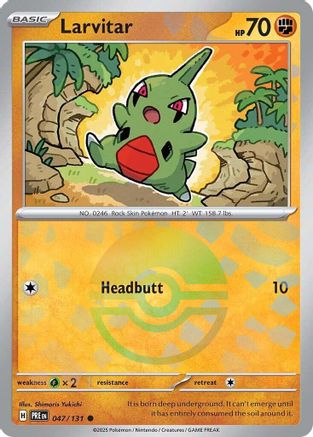 Larvitar (Poke Ball Pattern) 047/131 - Holofoil Prismatic Evolutions