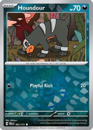 Houndour (Poke Ball Pattern) 062/131 - Holofoil Prismatic Evolutions