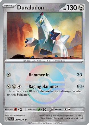 Duraludon (Poke Ball Pattern) 069/131 - Holofoil Prismatic Evolutions