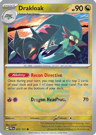 Drakloak (Poke Ball Pattern) 072/131 - Holofoil Prismatic Evolutions