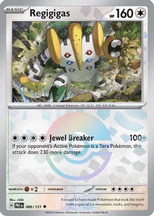 Regigigas (Poke Ball Pattern) 086/131 - Holofoil Prismatic Evolutions