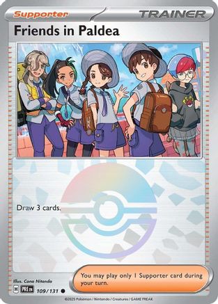 Friends in Paldea (Poke Ball Pattern) 109/131 - Holofoil Prismatic Evolutions