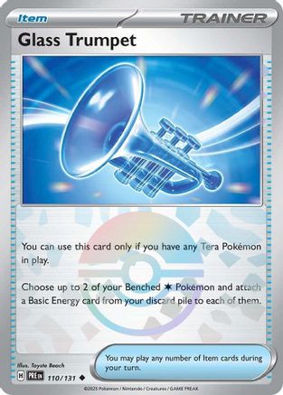 Glass Trumpet (Poke Ball Pattern) 110/131 - Holofoil Prismatic Evolutions