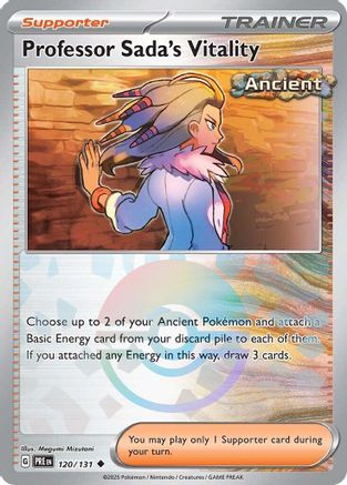 Professor Sada's Vitality (Poke Ball Pattern) 120/131 - Holofoil Prismatic Evolutions